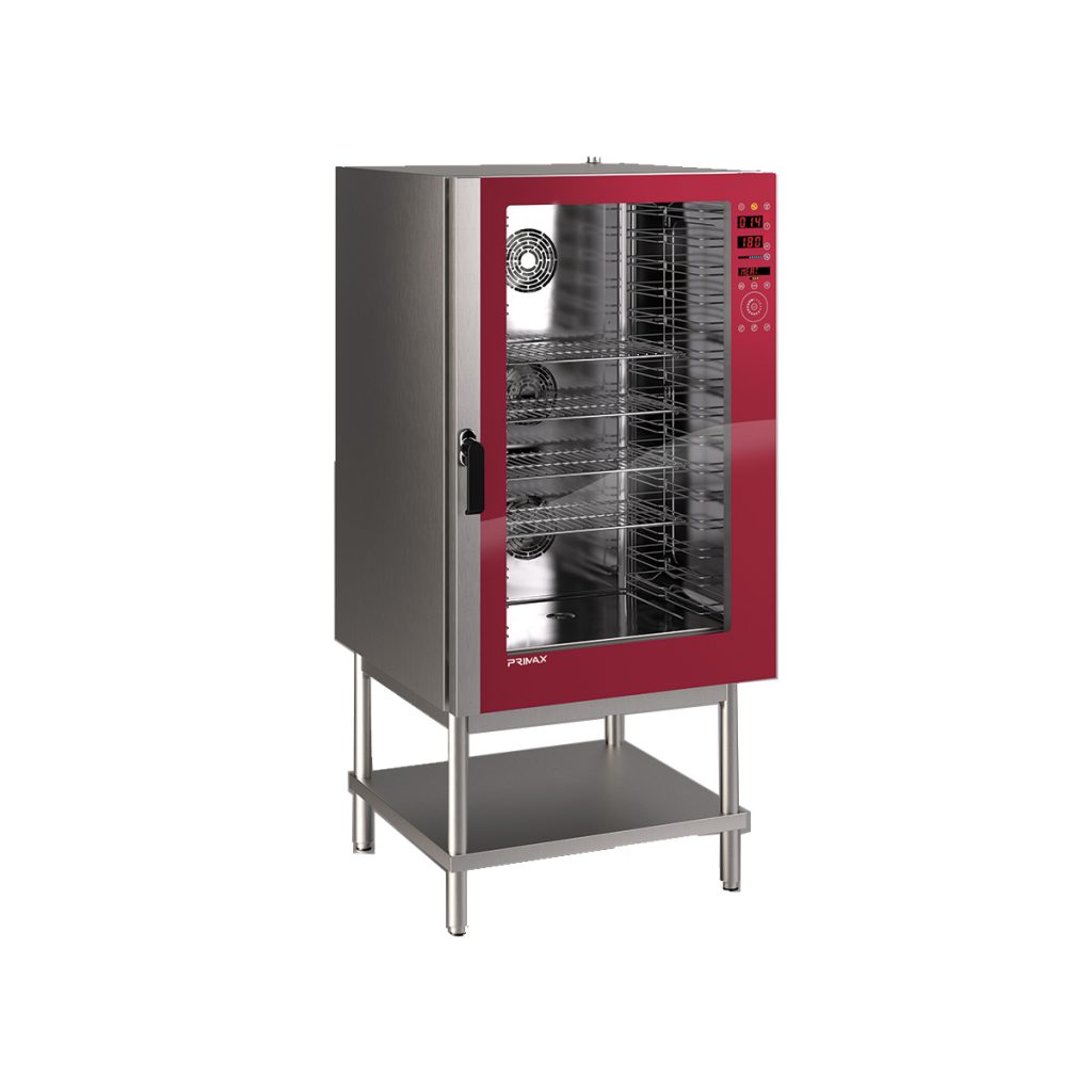 فر کانوکشن گازی با 15 سینی 1/1 همراه با استند (GASTRO-PROF LINE) پریمکس. تجهیزات آشپزخانه صنعتی آریا
