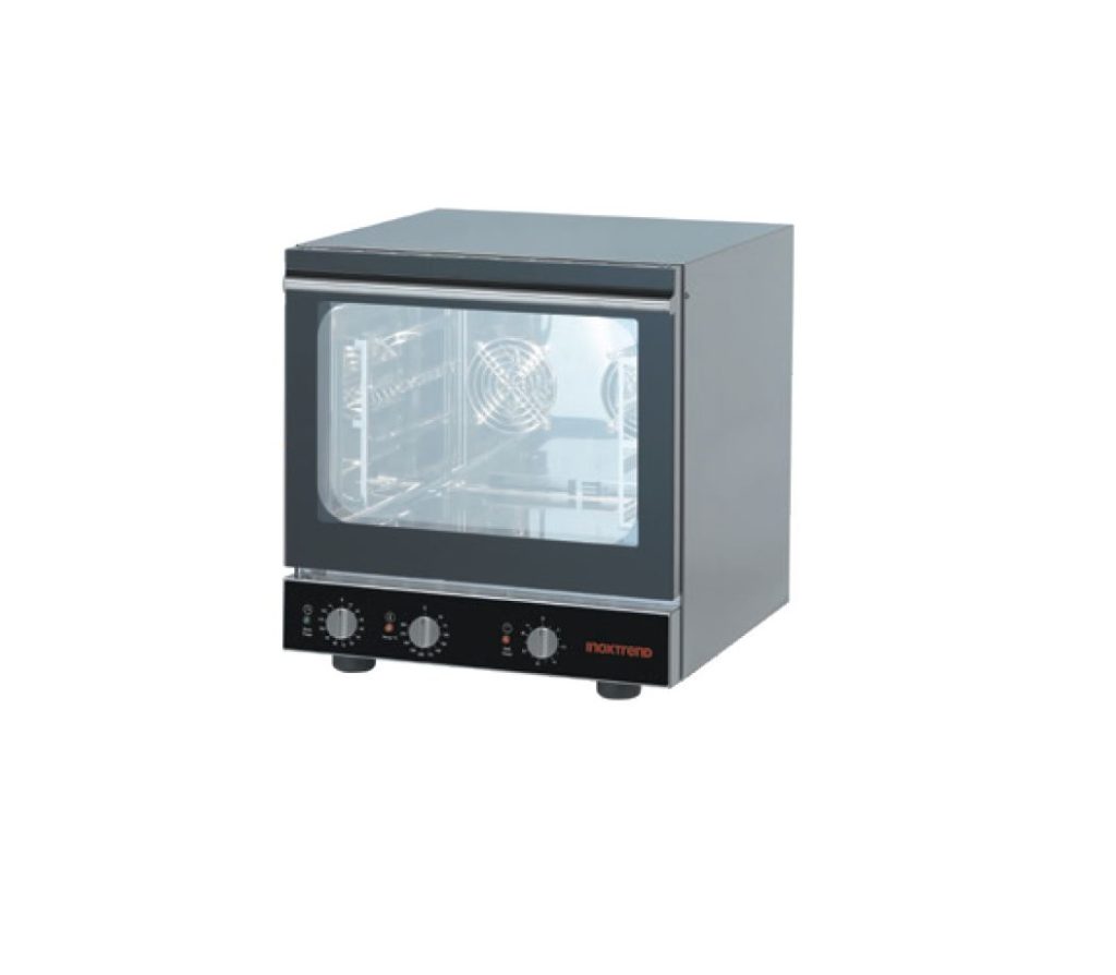 فر کانوکشن برقی چهار سینی 2/3 آنالوگ به همراه گریل اینوکسترند. تجهیزات آشپزخانه صنعتی آریا