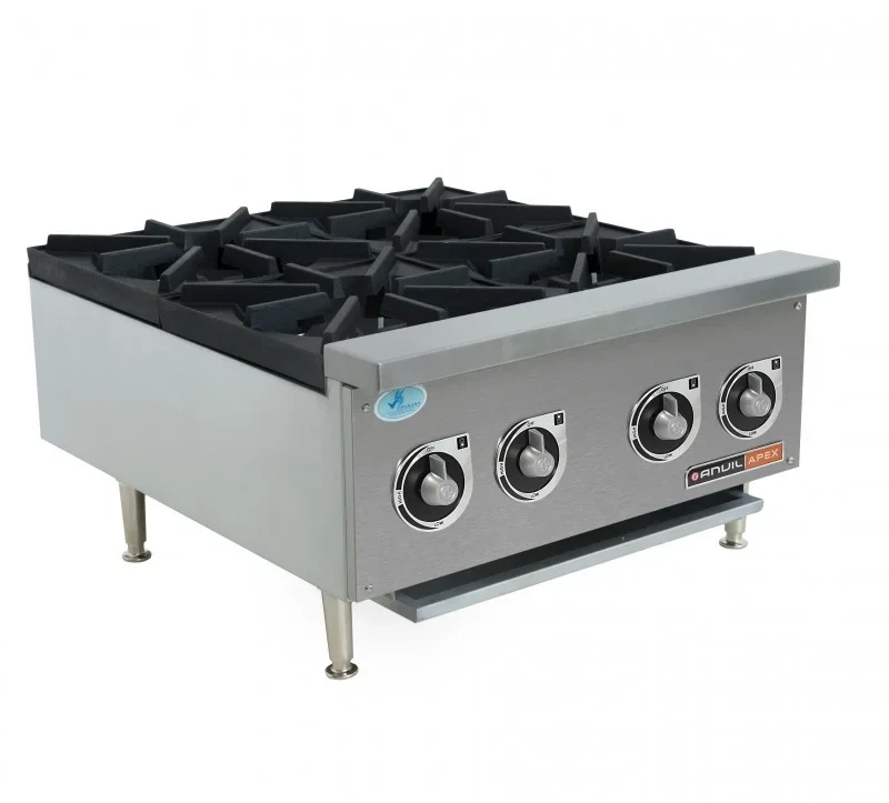 اجاق گاز رومیزی 4 شعله انویل. تجهیزات آشپزخانه صنعتی آریا